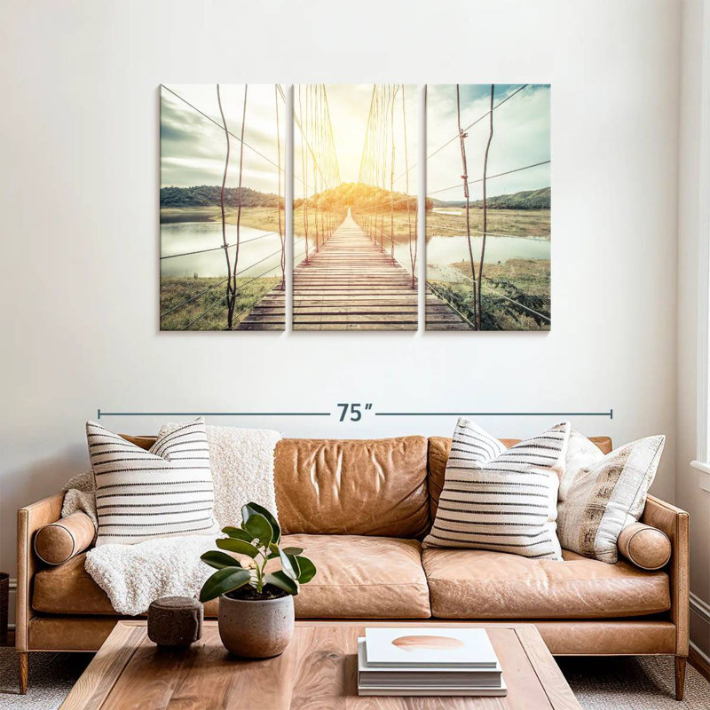 Lilie Rope Bridge, 36" H x 57" W
