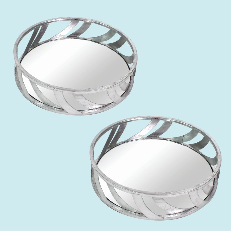 Plateau de meuble-lavabo en miroir simplifiée Sultan, Argent