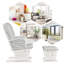Gerstner Rocking Chair with Ottoman