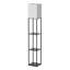 Lampe sur pied avec tablettes, lampe carrée moderne, lampe d'angle pour salon et chambre à coucher, décoration intérieure-677921719