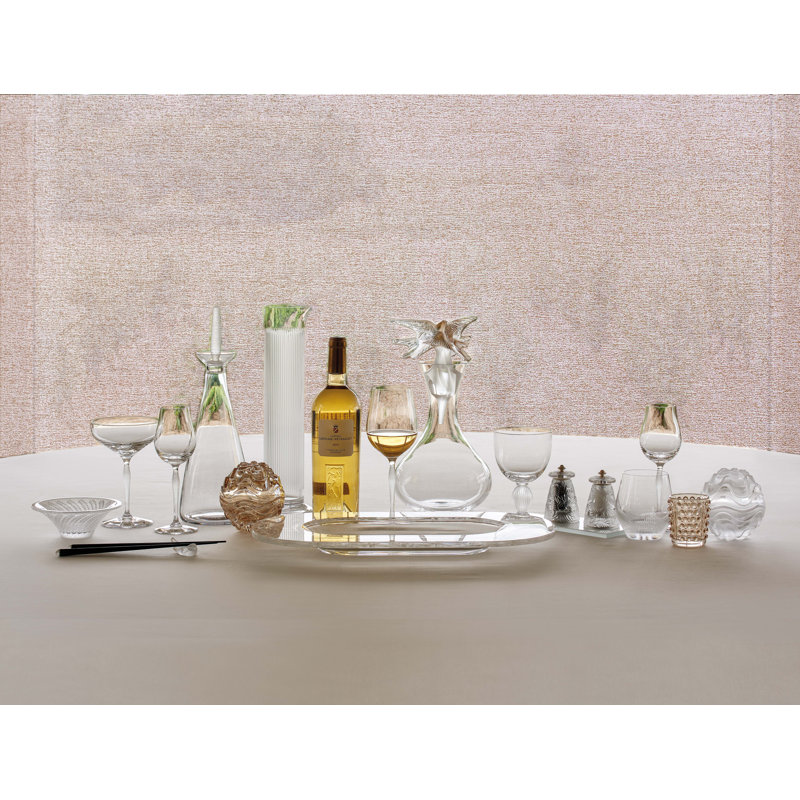 100 Points Crystal White Wine Glass