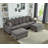 Corduroy U-Shaped Sectional Reversible-436014722