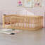 Structure de lit en bois avec clôture-1179921207