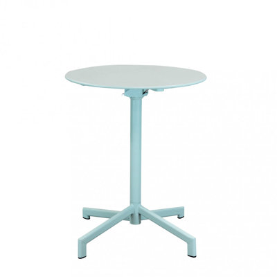 Mladenko Round Metal Folding Outdoor Bar Table , 60cm cm W 60cm cm D