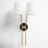 Arizona Steel Plug-in Wallchiere and Armed Sconce