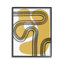 "Curved Stripes on Shapes", art mural par Cat Thurman Designs-118371328