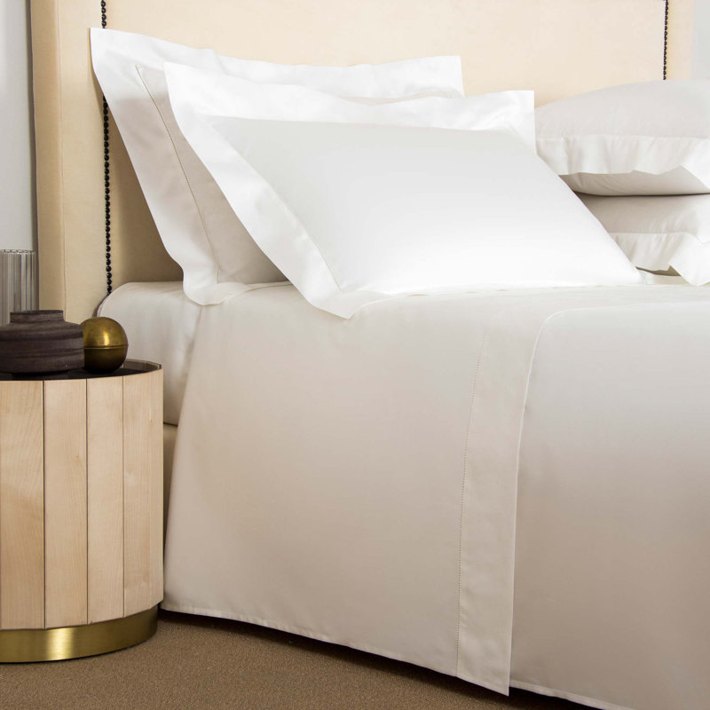 Single Ajour Sheet Set, King Sheet Set with 2 Pillowcases, Milk
