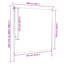 Store extérieur vidaXL jaune et blanc anthracite-98912586-98912587
