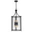 Luminaire suspendu cylindrique à 6 lumières Firoozeh