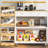Rolling Kitchen Island With Storage Cabinet, 2 Drawers, Wood Top, Lockable Wheels, And Towel Rack, Portable Mobile Kitchen Cart