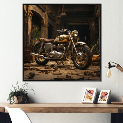 Dessert, vélo rétro I sur toile