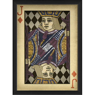 « jack of diamants », impression encadrée