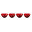 Le Creuset Stoneware Set Of 4 Heart Mini Bowls Multi Color-1271498183
