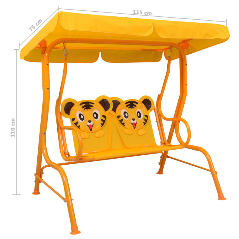 Oneil Freeport Park Metal Swing Set with 1 Swing(s)