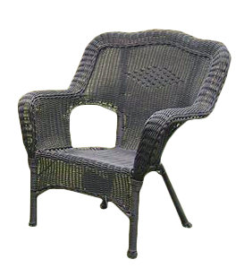 Wicker Resin Steel Deep Seated Patio Chair