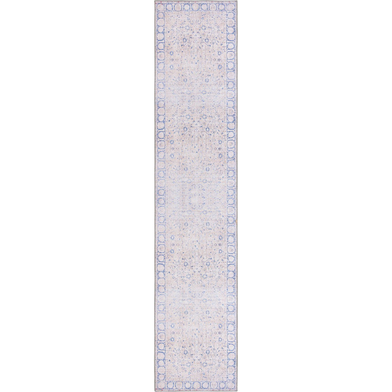 Mcclamma Chenille Oriental Indoor Rug, Runner 2'6" x 12'