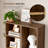 70.9'' Tall Narrow Bookshelf with Storage Cabinet, 7-Tier Skinny Corner Bookcase with Adjustable Shelves-2034966393