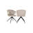 Milly Stainless Steel Accent Stool
