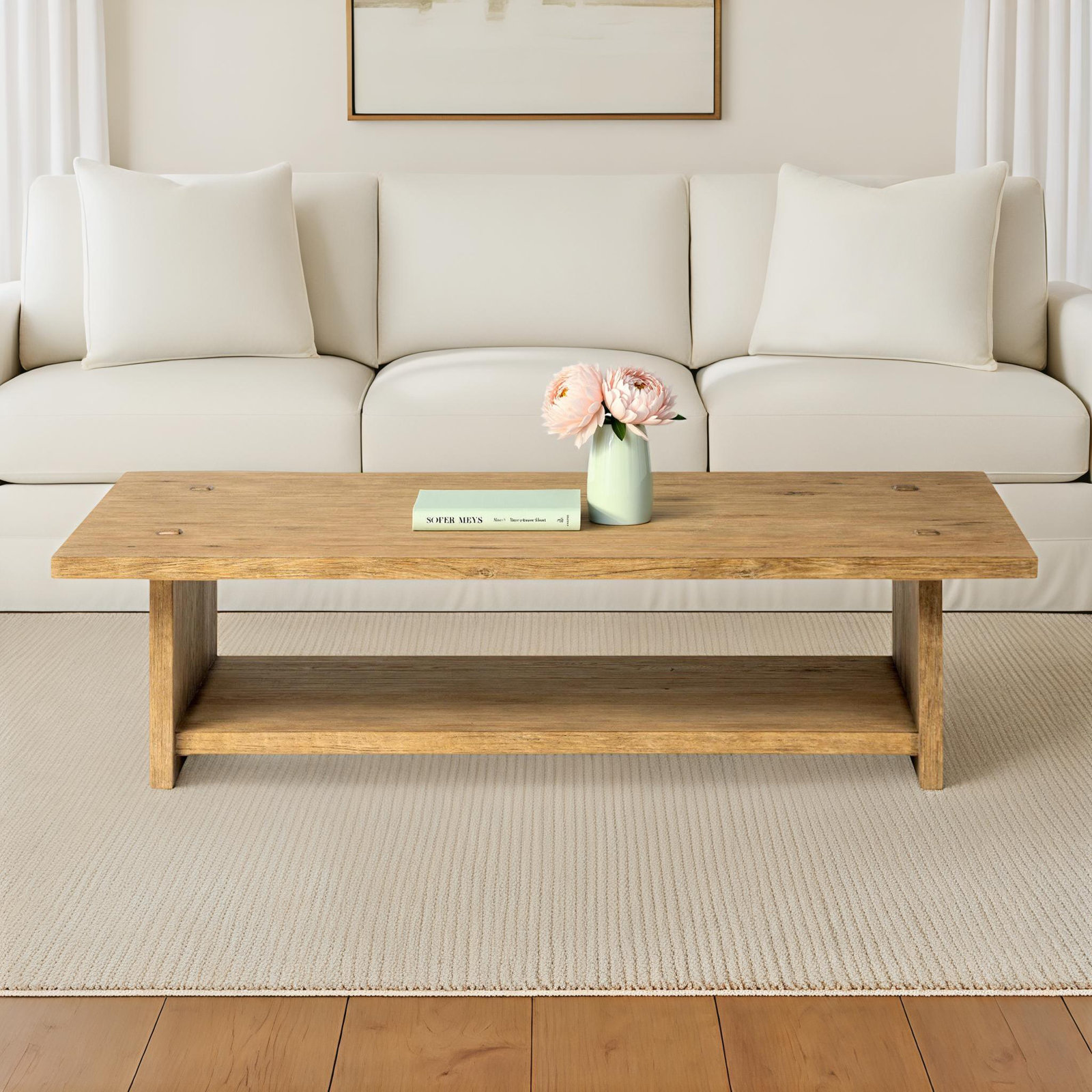 Zeno Coffee Table, Natural