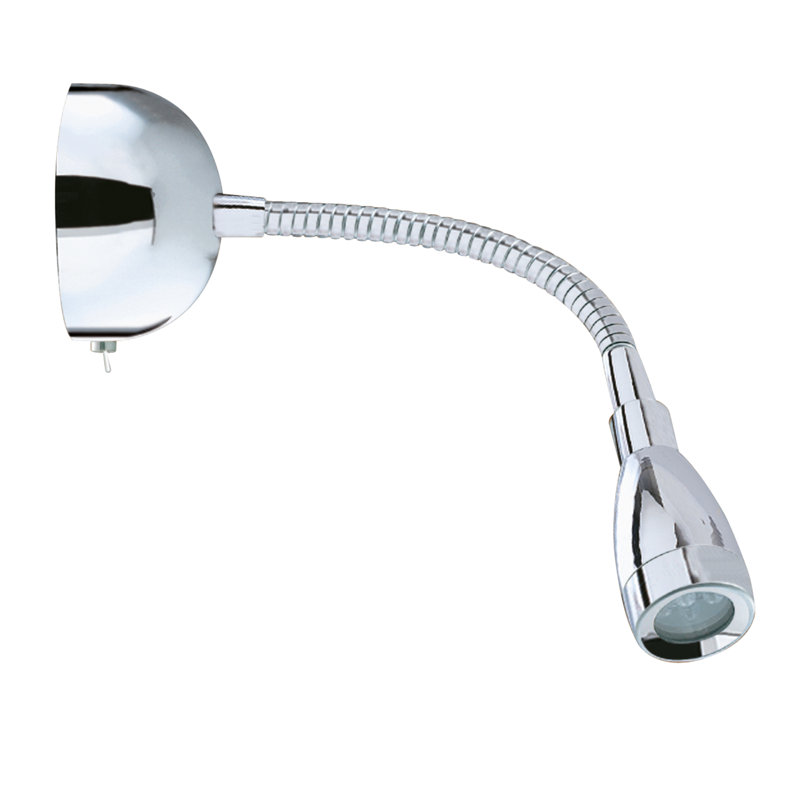 Benavides Mild Steel LED Spotlight, Chrome