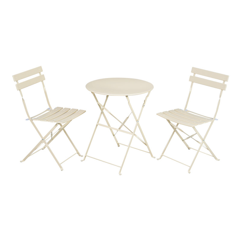 Patio Dining Set with, Cream