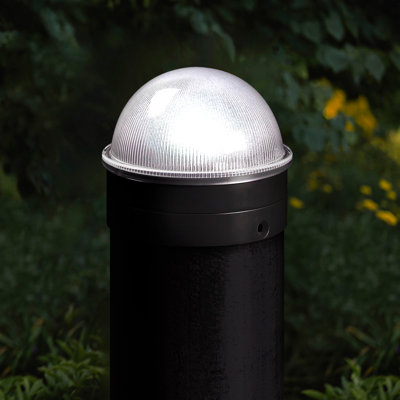 Classy Caps CH2233B Black Chainlink Summit Solar Post Cap