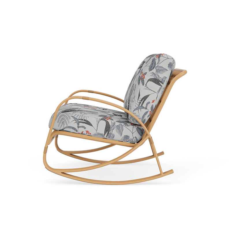 Riviera Outdoor Chair, Delicate Botanical Slate