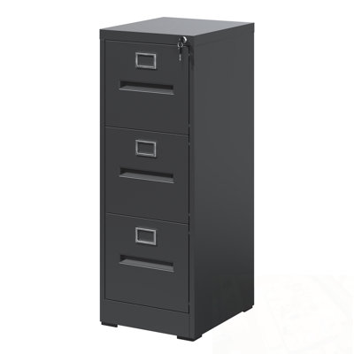 Metal File Storage Cabinet with 3 Drawers