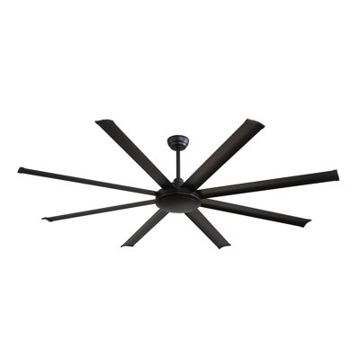 80" 8- Aluminum Blades Dc Indoor Ceiling Fan With Remote