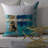 Abstract Reversible Throw Pillow-644722227