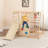 8 in 1 Indoor Playground Climbing Toy Set with Slide Swing Climbing Net Rings Kids Indoor Playground