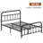 Corbon Metal Platform Bed-387746514