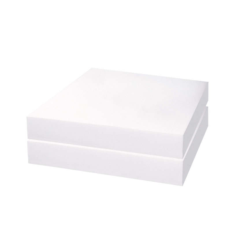 2-Piece High Density Foam,Cuttable for Refreshing Indoor/Outdoor Sofa and Dining Chair Cushions,24"x24"x5",White, 5"