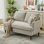 Causeuse pour petit appartement en chenille l 54,7 po