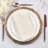 Clementine Collection Polyester Floral Square Napkin