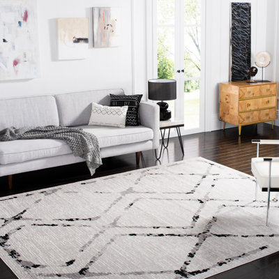 Tapis ivoire / gris Cohrs