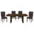 Contemporary Design Walnut Finish Dining Table