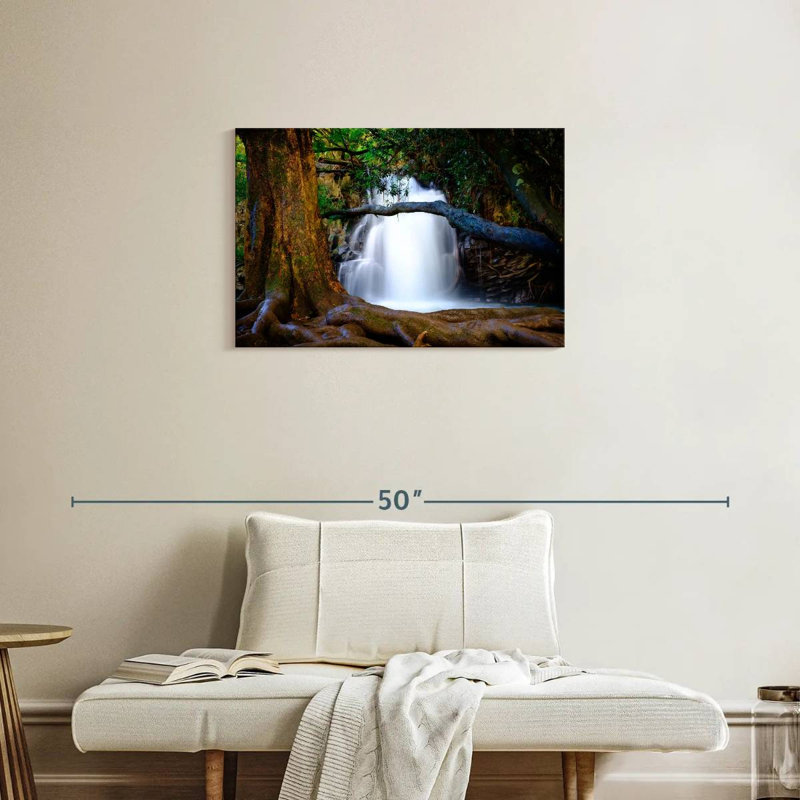 Maui, chutes d'eau jumelles, H 20 po x l 30 po
