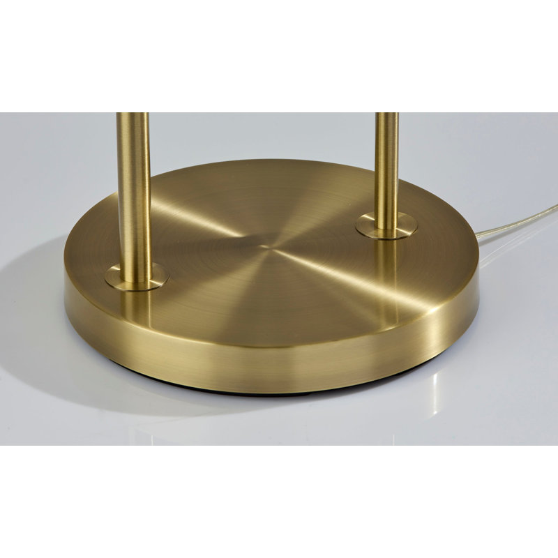 Lampe sur pied Amira, Laiton antique