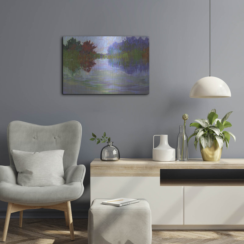 «Waterway VII» par Jane Schmidt, H 16 po x l 24 po