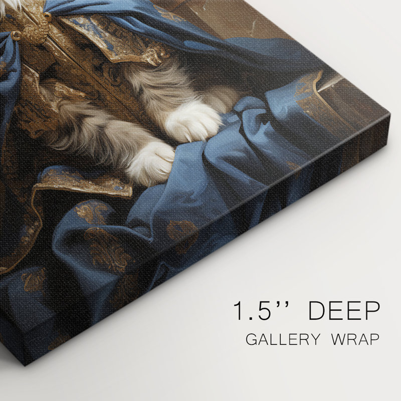 ANIMALS Series CLXIX - Toile tendue avec châssis Premium - Prêt à être accroché, H 27 po x l 18 po