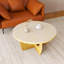 Table basse ronde en bois 36 po-667273292