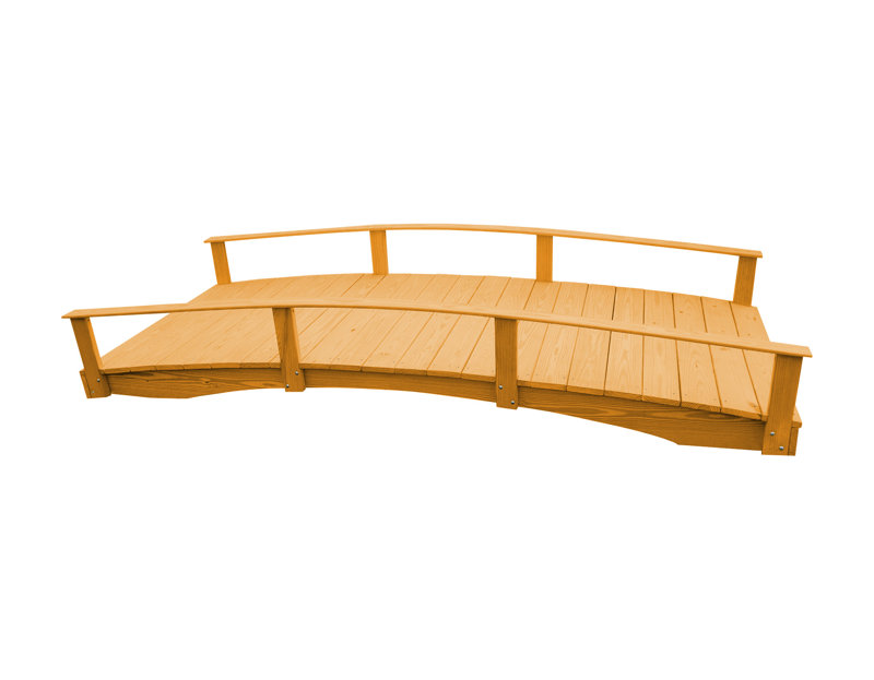 Pont de jardin, Naturel, H 22 po x l 118 po x P 38 po