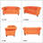 Johnette 62'' Velvet Rolled Arms Chesterfield Sofa-502464684