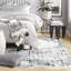 Tapis géométrique bleu / gris / blanc-67846077