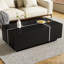 Table basse extensible avec 2 espaces de rangement cachés et 2 tiroirs pour le salon-863722774