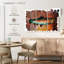 Fresque de la truite rouge sur fond blanc-107970595