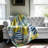 Blue and Yellow Patterns - 1 Piece Premium Blanket-101343175