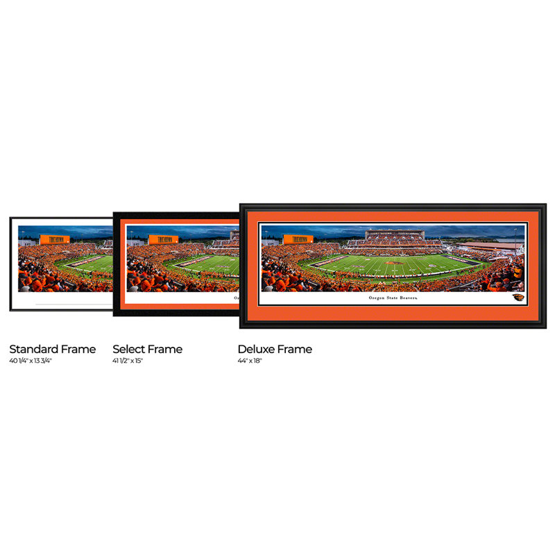 Oregon State Football Panoramic Print on Paper