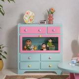 Modern color multi-functional accent cabinet